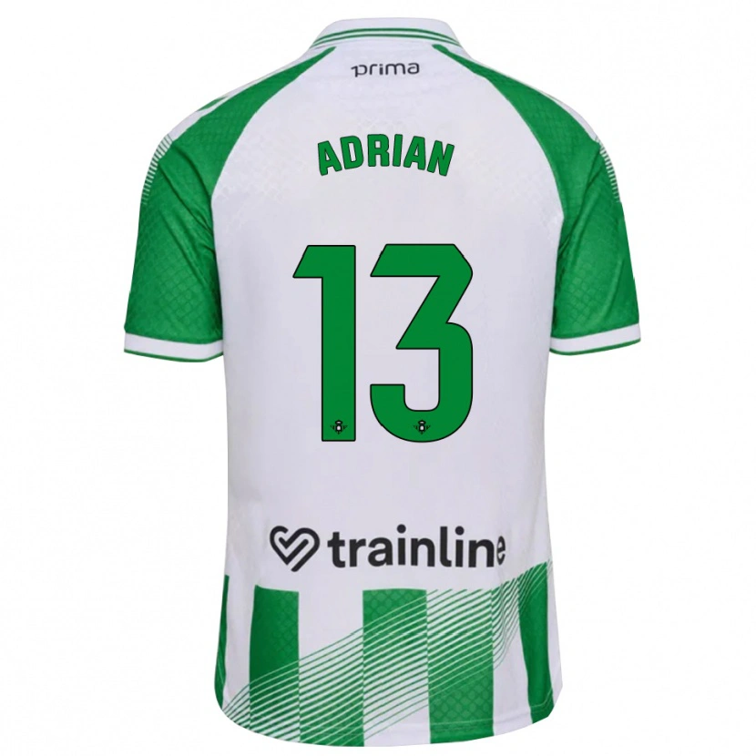 Danxen Heren Adrian #13 Lichtgroen Zwart Wit Thuisshirt Thuistenue 2026/27 T-Shirt België