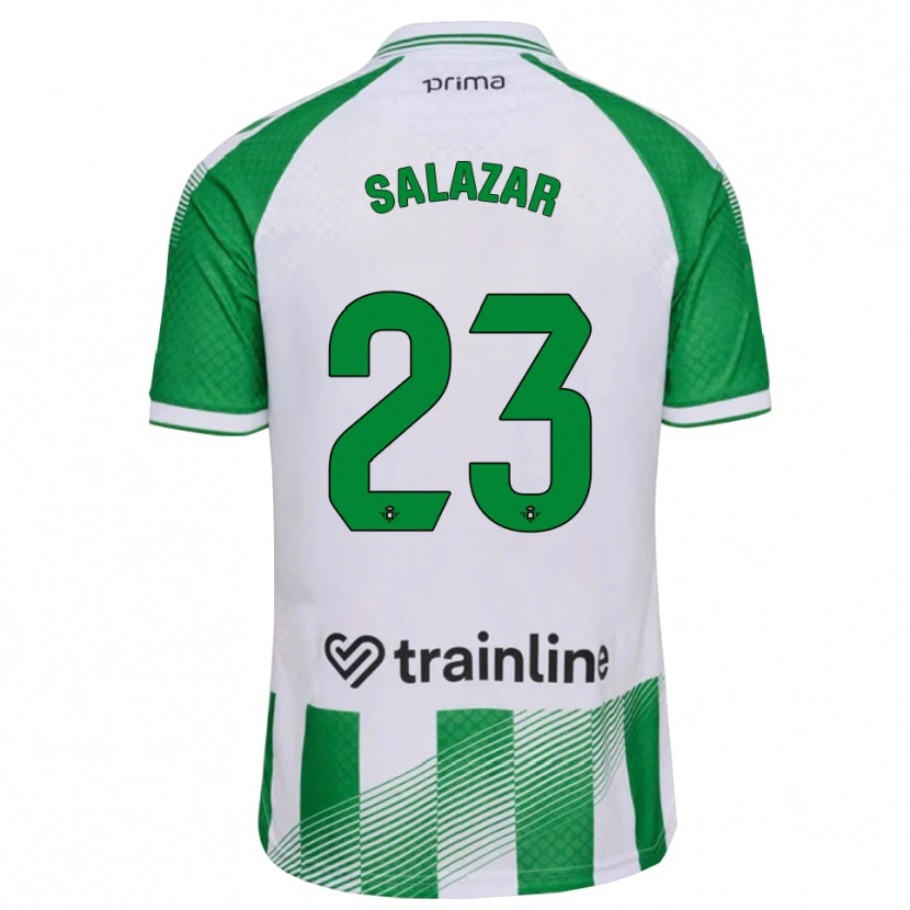 Danxen Heren Noelia Salazar #23 Lichtgroen Zwart Wit Thuisshirt Thuistenue 2026/27 T-Shirt België
