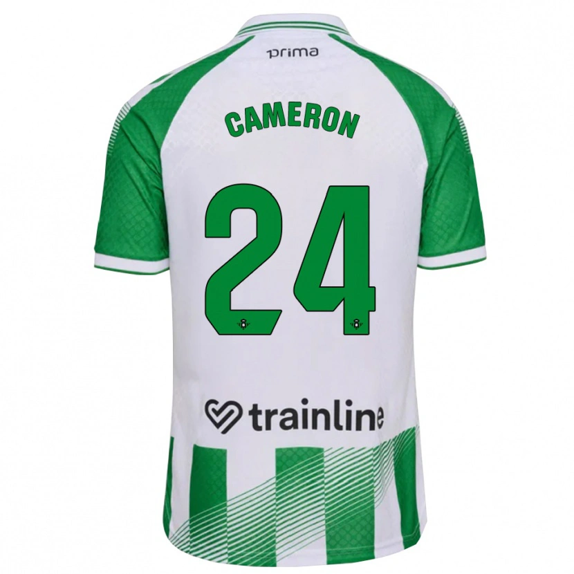 Danxen Heren Tiffany Devonna Cameron #24 Lichtgroen Zwart Wit Thuisshirt Thuistenue 2026/27 T-Shirt België