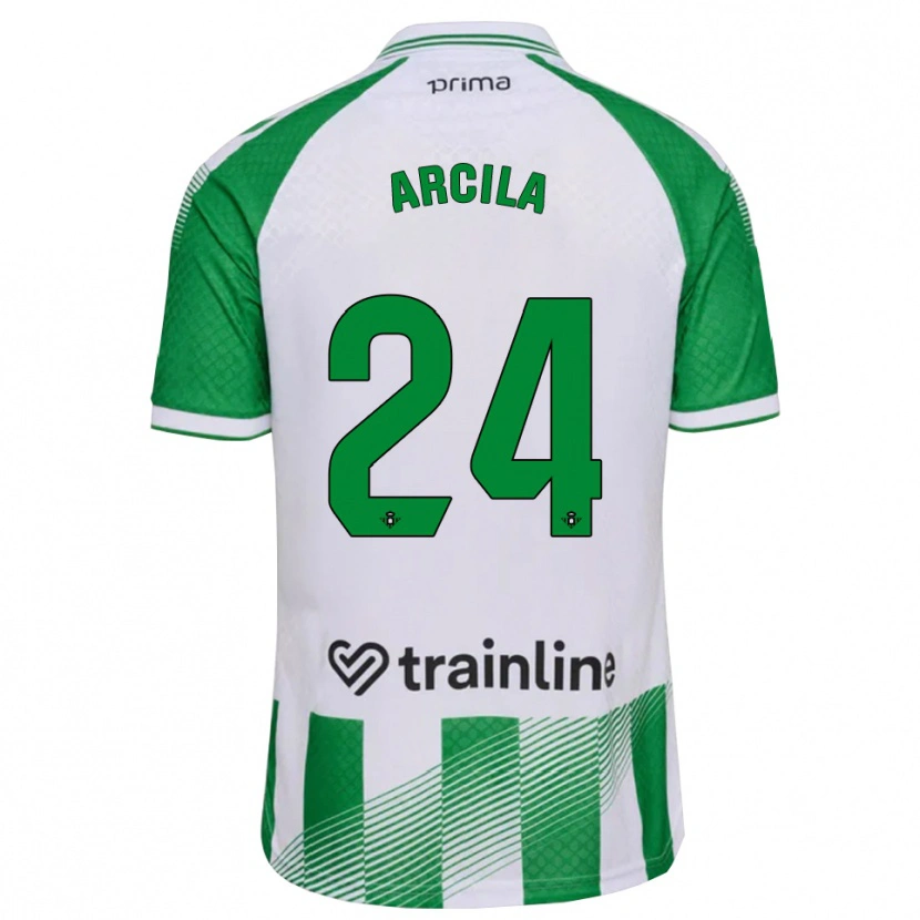 Danxen Heren Jhon Arcila #24 Lichtgroen Zwart Wit Thuisshirt Thuistenue 2026/27 T-Shirt België