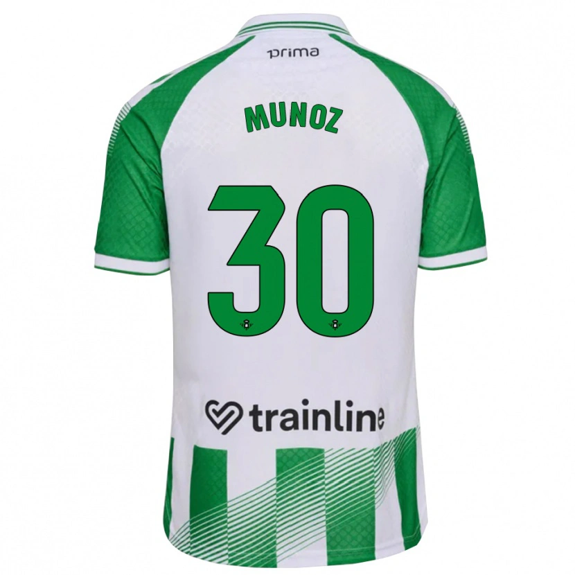 Danxen Heren Blanca Muñoz #30 Lichtgroen Zwart Wit Thuisshirt Thuistenue 2026/27 T-Shirt België