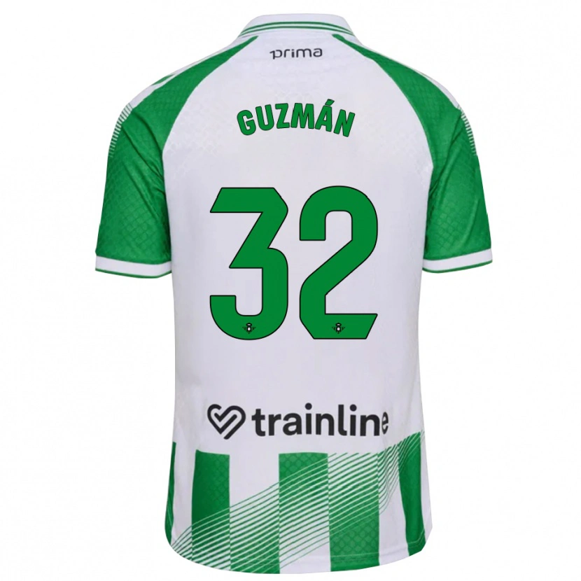 Danxen Heren Rafael Guzmán #32 Lichtgroen Zwart Wit Thuisshirt Thuistenue 2026/27 T-Shirt België