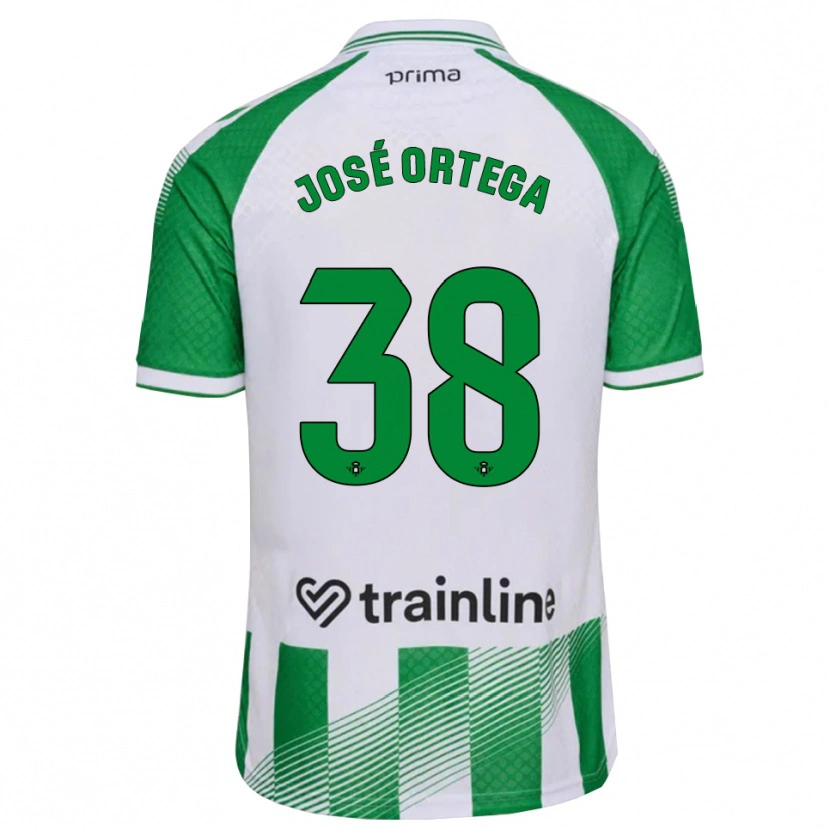 Danxen Heren José Ortega #38 Lichtgroen Zwart Wit Thuisshirt Thuistenue 2026/27 T-Shirt België
