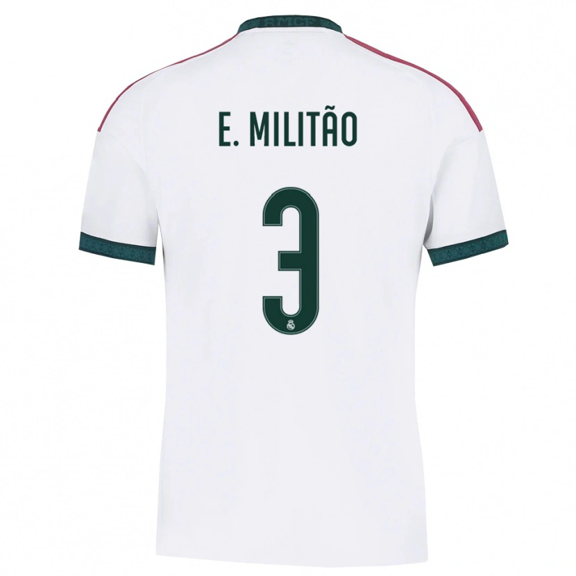 Danxen Heren Éder Militão #3 Donkergroen Wit Rood Thuisshirt Thuistenue 2026/27 T-Shirt België