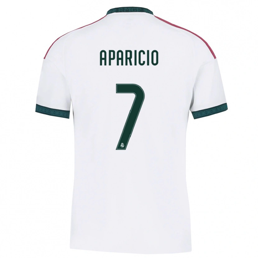 Danxen Heren Esteban Aparicio #7 Donkergroen Wit Rood Thuisshirt Thuistenue 2026/27 T-Shirt België