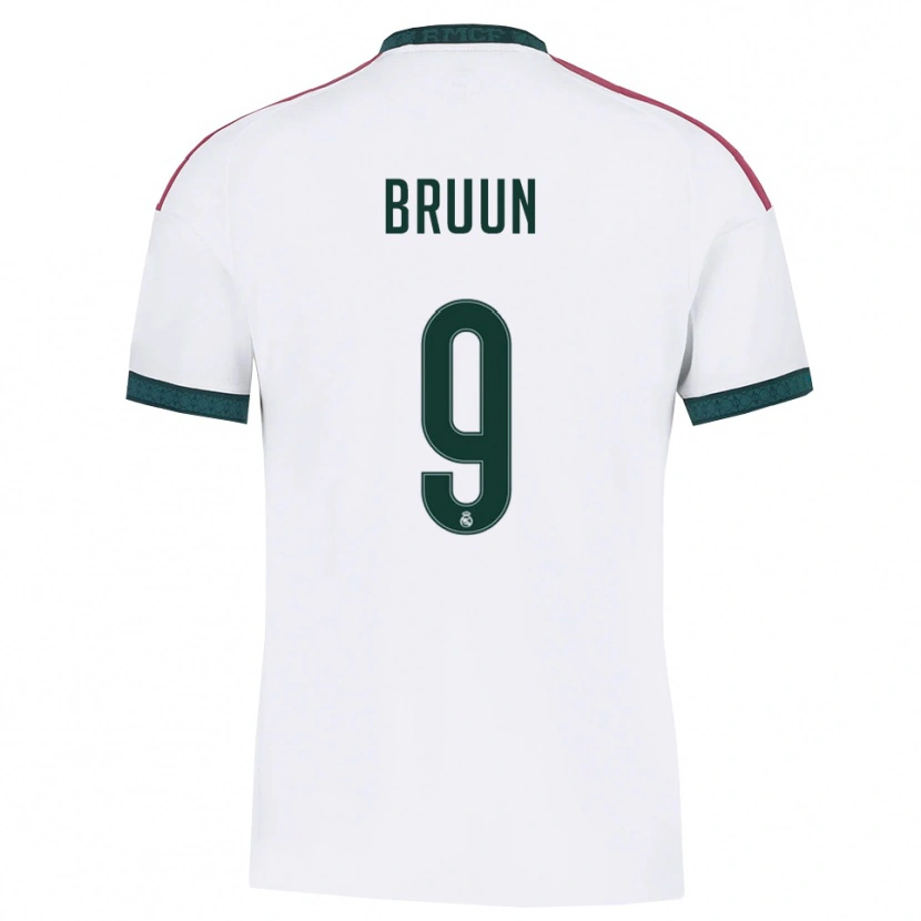 Danxen Heren Signe Bruun #9 Donkergroen Wit Rood Thuisshirt Thuistenue 2026/27 T-Shirt België