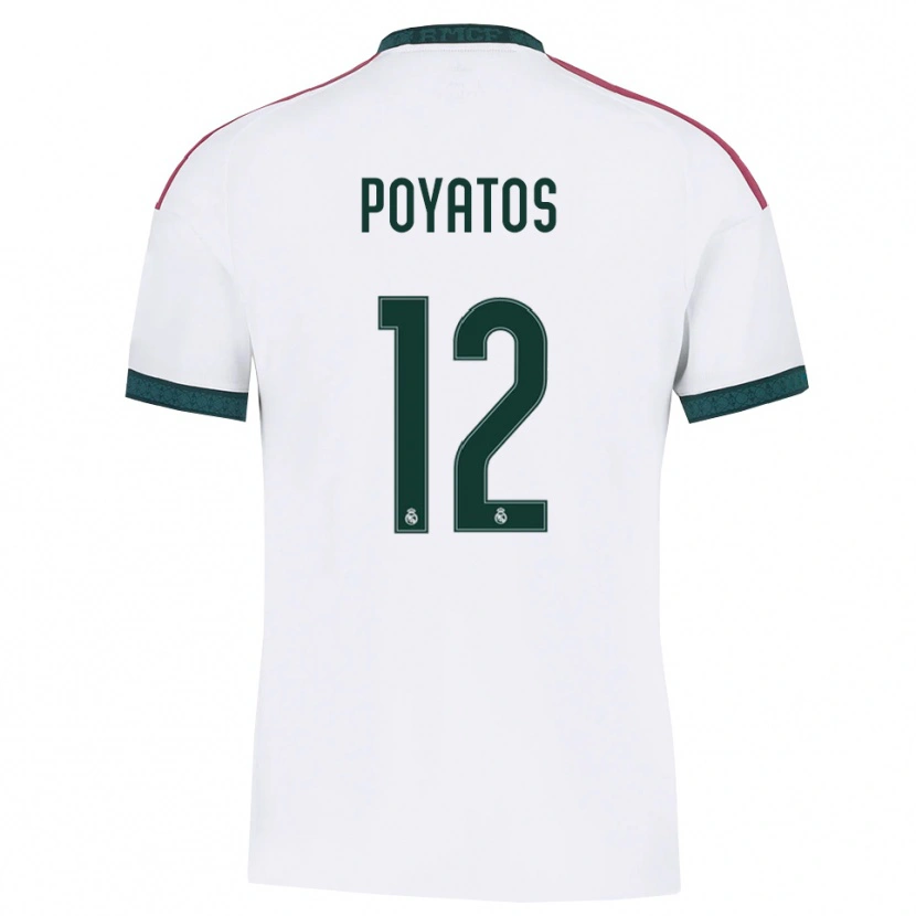 Danxen Heren Marco Poyatos #12 Donkergroen Wit Rood Thuisshirt Thuistenue 2026/27 T-Shirt België
