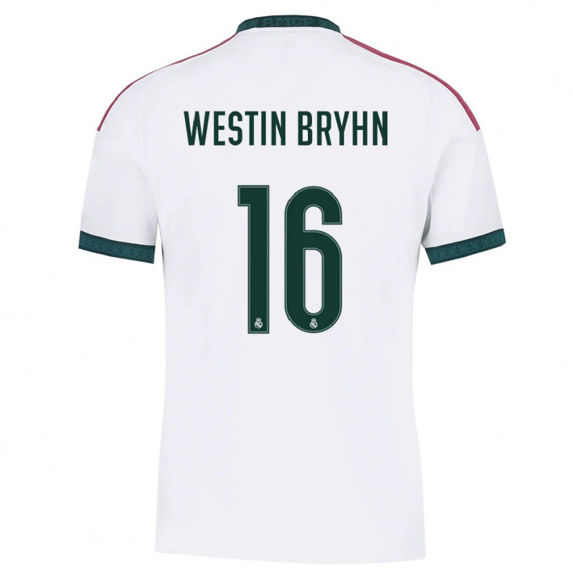 Danxen Heren Leon Westin Bryhn #16 Donkergroen Wit Rood Thuisshirt Thuistenue 2026/27 T-Shirt België