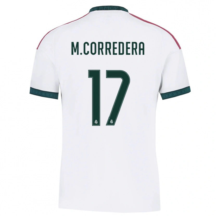 Danxen Heren Marta Corredera #17 Donkergroen Wit Rood Thuisshirt Thuistenue 2026/27 T-Shirt België