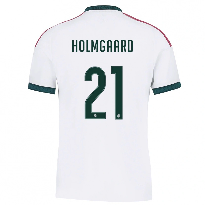 Danxen Heren Sara Rosted Holmgaard #21 Donkergroen Wit Rood Thuisshirt Thuistenue 2026/27 T-Shirt België