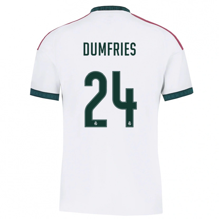 Danxen Heren Denzel Dumfries #24 Donkergroen Wit Rood Thuisshirt Thuistenue 2026/27 T-Shirt België
