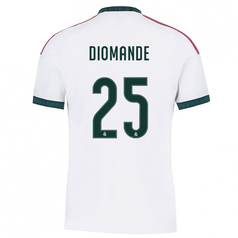 Danxen Heren Yan Diomande #25 Donkergroen Wit Rood Thuisshirt Thuistenue 2026/27 T-Shirt België