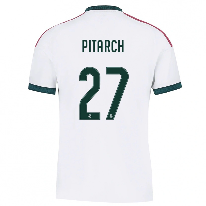 Danxen Heren Thiago Pitarch #27 Donkergroen Wit Rood Thuisshirt Thuistenue 2026/27 T-Shirt België