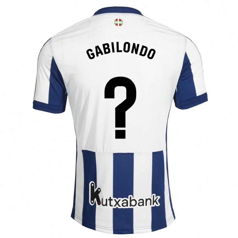 Danxen Heren Iker Gabilondo #0 Marineblauw Wit Goudenrood Thuisshirt Thuistenue 2026/27 T-Shirt België