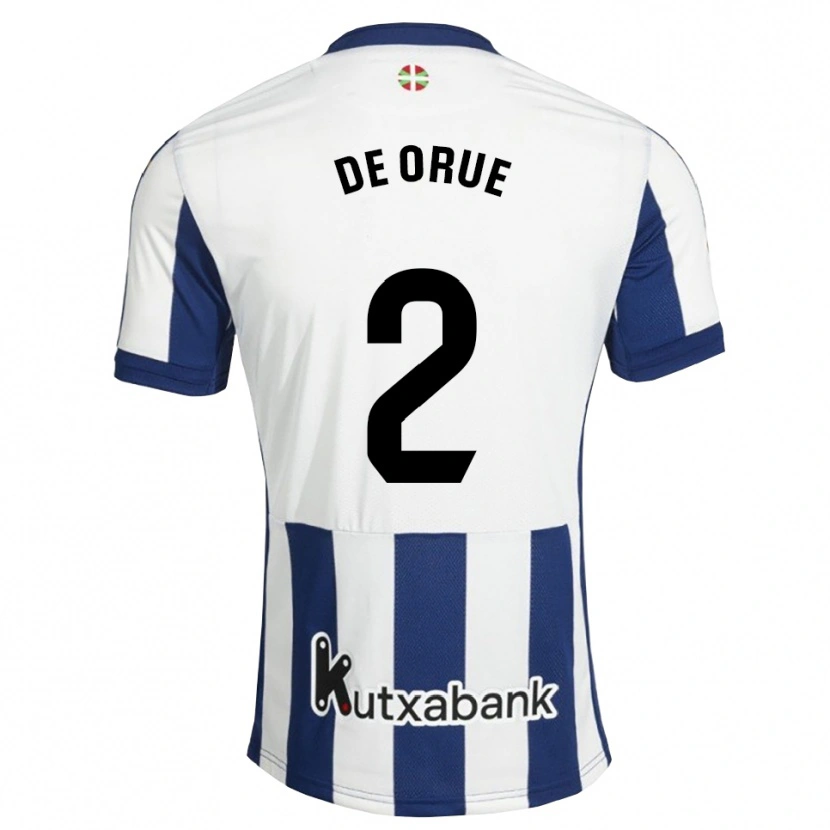 Danxen Heren Jon De Orue #2 Marineblauw Wit Goudenrood Thuisshirt Thuistenue 2026/27 T-Shirt België