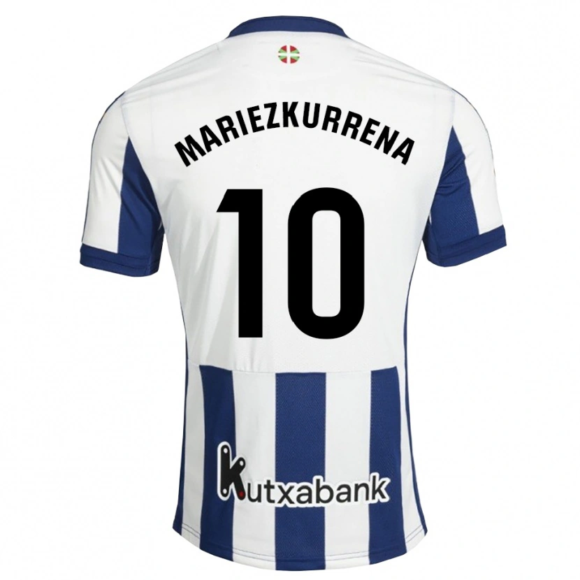 Danxen Heren Arkaitz Mariezkurrena #10 Marineblauw Wit Goudenrood Thuisshirt Thuistenue 2026/27 T-Shirt België