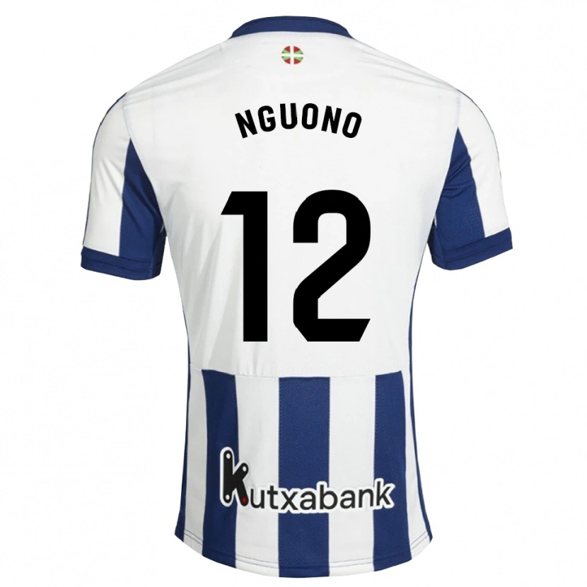 Danxen Heren Job Ochieng #12 Marineblauw Wit Goudenrood Thuisshirt Thuistenue 2026/27 T-Shirt België