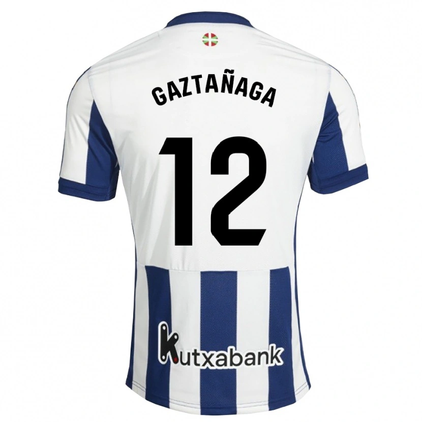 Danxen Heren Julen Gaztañaga #12 Marineblauw Wit Goudenrood Thuisshirt Thuistenue 2026/27 T-Shirt België