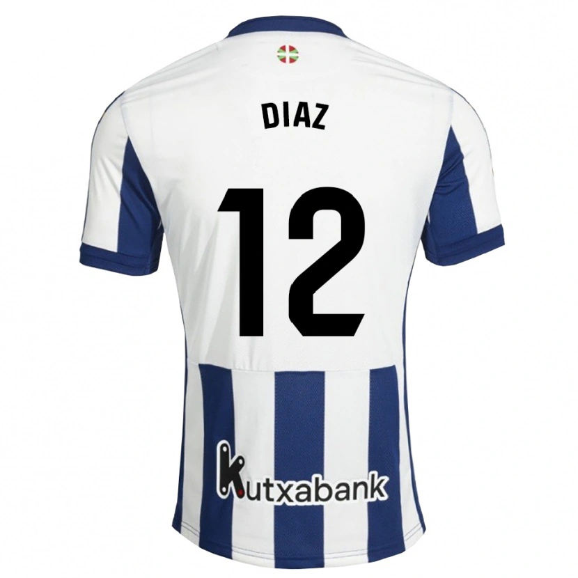Danxen Heren Ekain Díaz #12 Marineblauw Wit Goudenrood Thuisshirt Thuistenue 2026/27 T-Shirt België