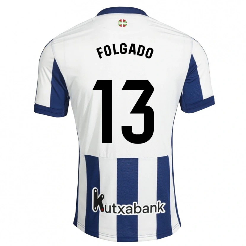 Danxen Heren Theo Folgado #13 Marineblauw Wit Goudenrood Thuisshirt Thuistenue 2026/27 T-Shirt België