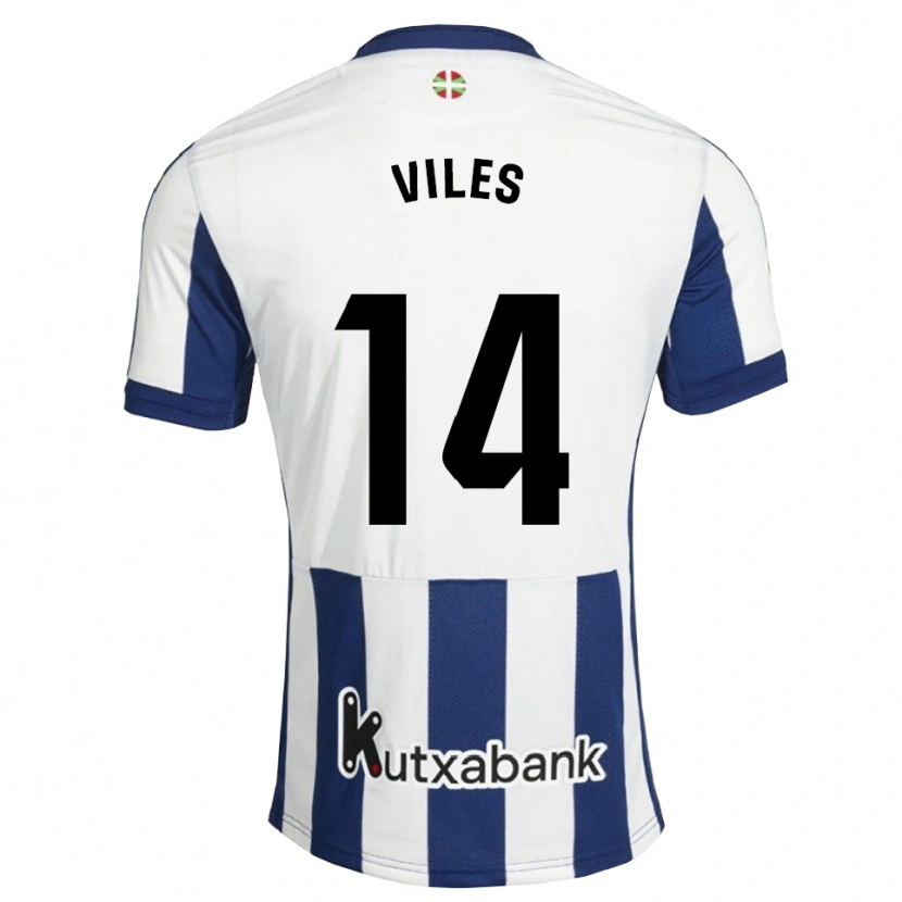 Danxen Heren Elene Viles #14 Marineblauw Wit Goudenrood Thuisshirt Thuistenue 2026/27 T-Shirt België