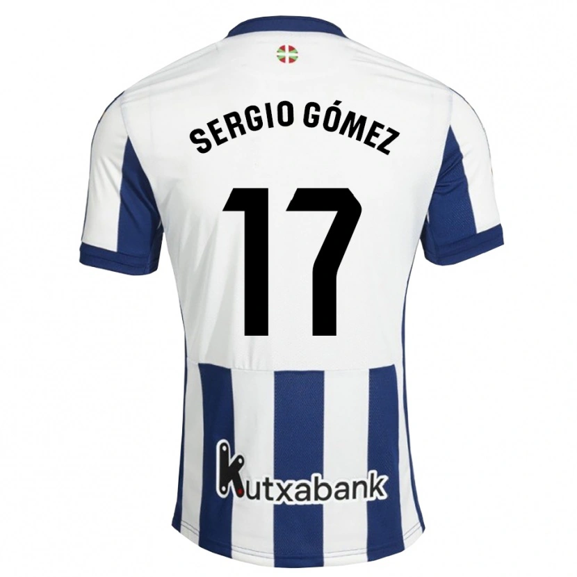 Danxen Heren Sergio Gómez #17 Marineblauw Wit Goudenrood Thuisshirt Thuistenue 2026/27 T-Shirt België