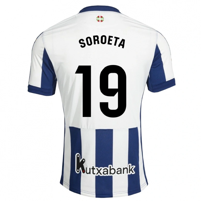 Danxen Heren Javier Soroeta #19 Marineblauw Wit Goudenrood Thuisshirt Thuistenue 2026/27 T-Shirt België