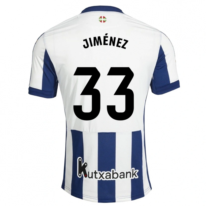 Danxen Heren Javier Jiménez #33 Marineblauw Wit Goudenrood Thuisshirt Thuistenue 2026/27 T-Shirt België