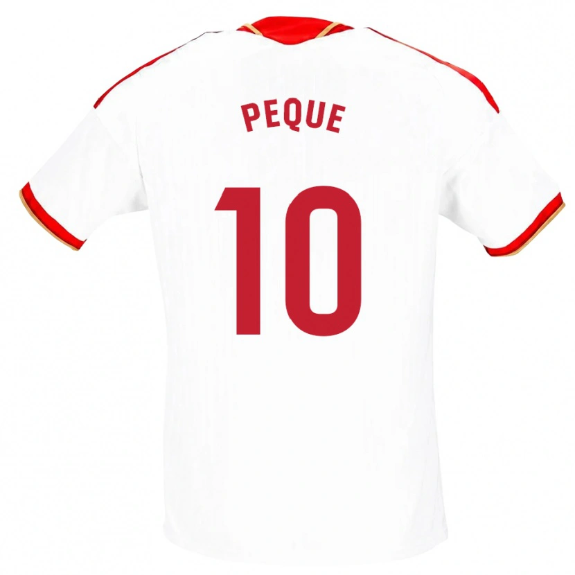 Danxen Heren Peque Fernández #10 Wit Rood Thuisshirt Thuistenue 2026/27 T-Shirt België