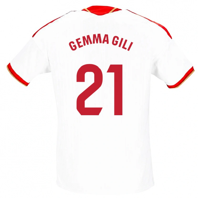 Danxen Heren Gemma Gili Giner #21 Wit Rood Thuisshirt Thuistenue 2026/27 T-Shirt België