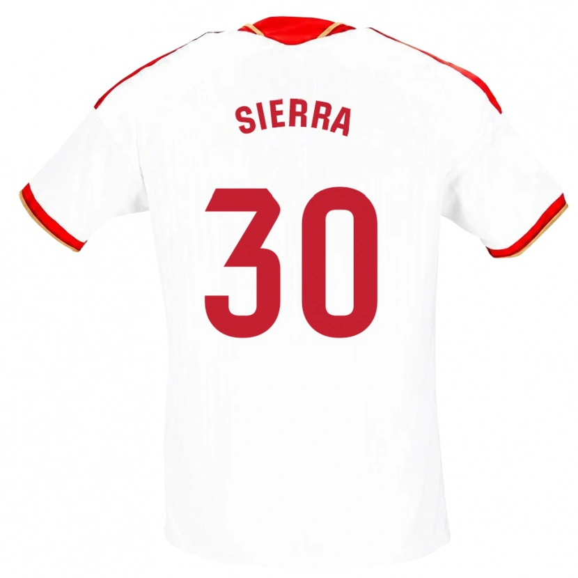 Danxen Heren Miguel Sierra #30 Wit Rood Thuisshirt Thuistenue 2026/27 T-Shirt België