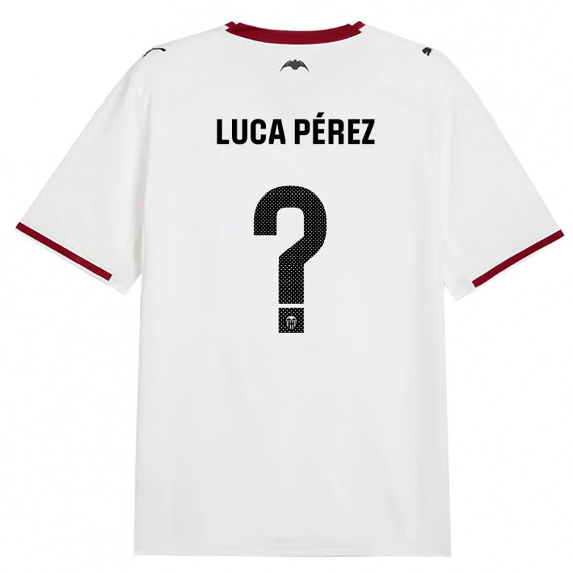 Danxen Heren Simón Luca Pérez #0 Zwart Wit Rood Geel Thuisshirt Thuistenue 2026/27 T-Shirt België