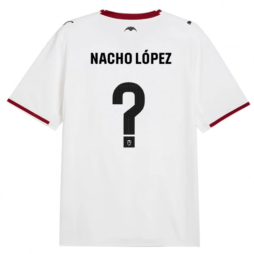 Danxen Heren Nacho López #0 Zwart Wit Rood Geel Thuisshirt Thuistenue 2026/27 T-Shirt België