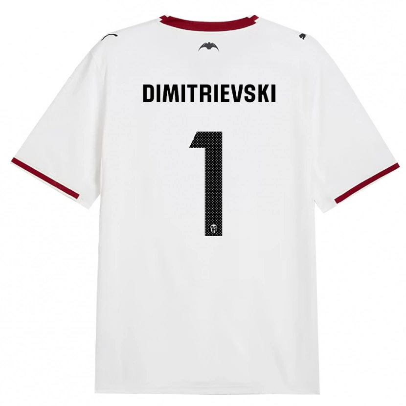 Danxen Heren Stole Dimitrievski #1 Zwart Wit Rood Geel Thuisshirt Thuistenue 2026/27 T-Shirt België