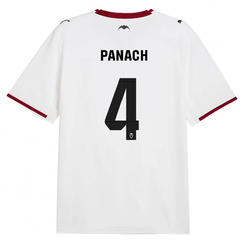 Danxen Heren Alejandro Panach #4 Zwart Wit Rood Geel Thuisshirt Thuistenue 2026/27 T-Shirt België