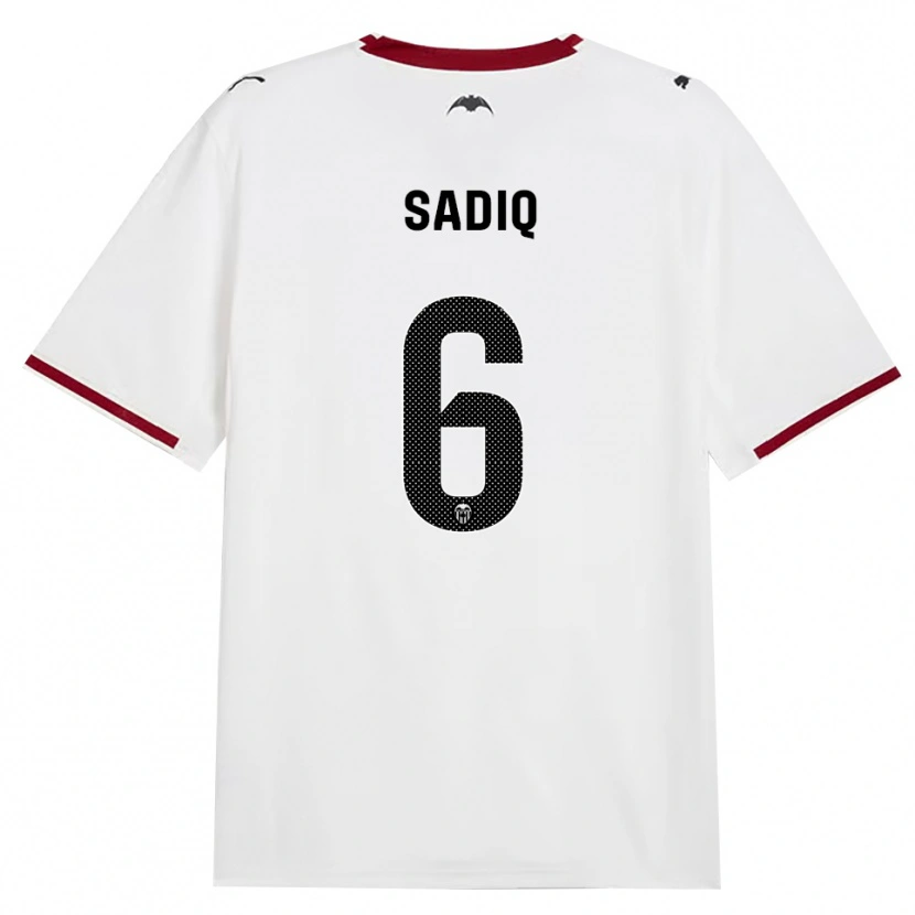 Danxen Heren Umar Sadiq #6 Zwart Wit Rood Geel Thuisshirt Thuistenue 2026/27 T-Shirt België