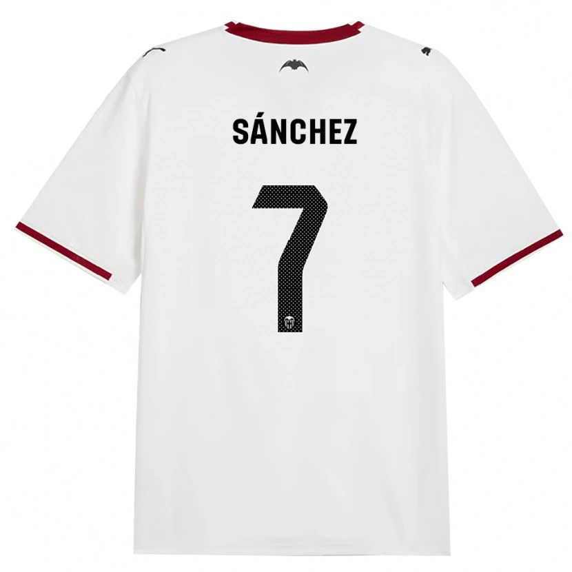 Danxen Heren Dani Sánchez #7 Zwart Wit Rood Geel Thuisshirt Thuistenue 2026/27 T-Shirt België