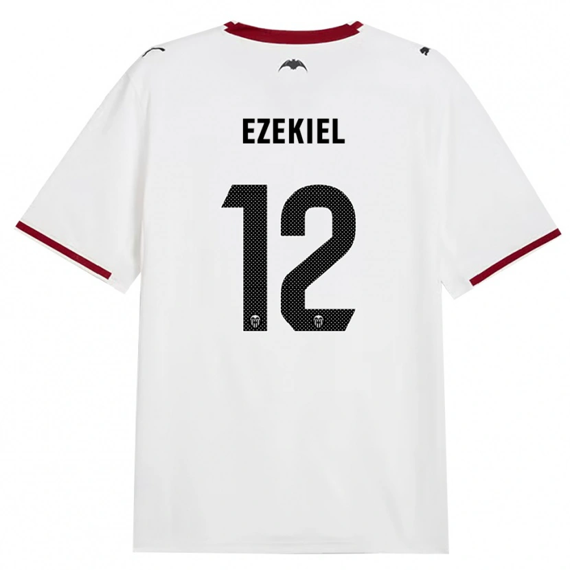 Danxen Heren Ezekiel Montunrayo #12 Zwart Wit Rood Geel Thuisshirt Thuistenue 2026/27 T-Shirt België