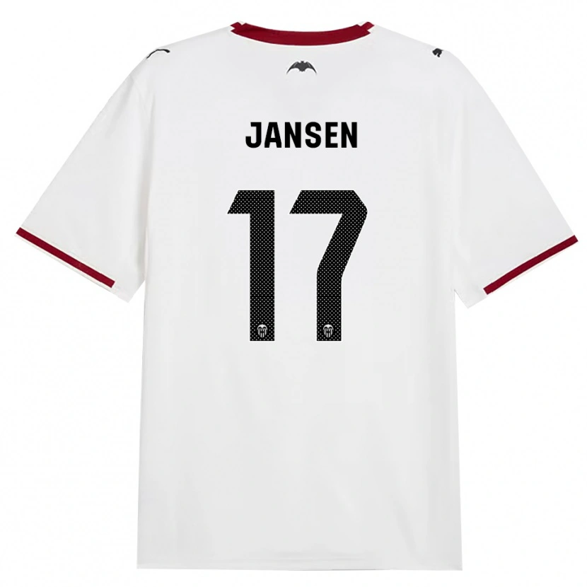 Danxen Heren Ellen Jansen #17 Zwart Wit Rood Geel Thuisshirt Thuistenue 2026/27 T-Shirt België