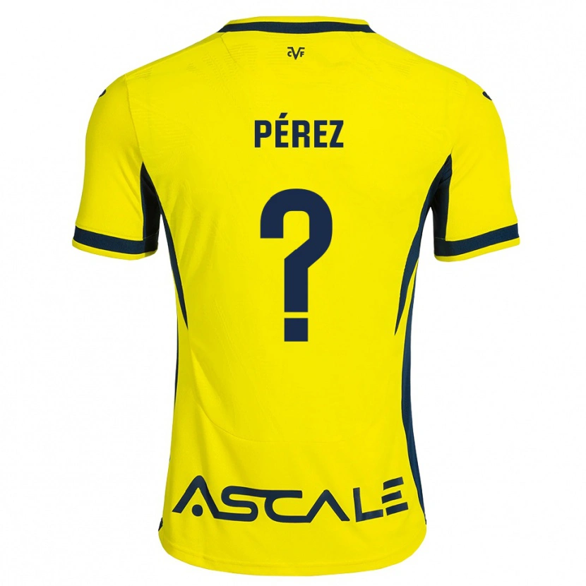 Danxen Heren Saúl Pérez #0 Geel Zwart Rood Thuisshirt Thuistenue 2026/27 T-Shirt België