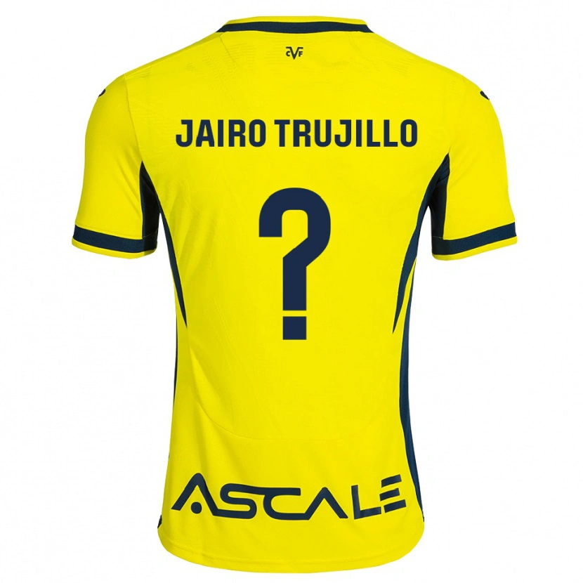 Danxen Heren Jairo Trujillo #0 Geel Zwart Rood Thuisshirt Thuistenue 2026/27 T-Shirt België