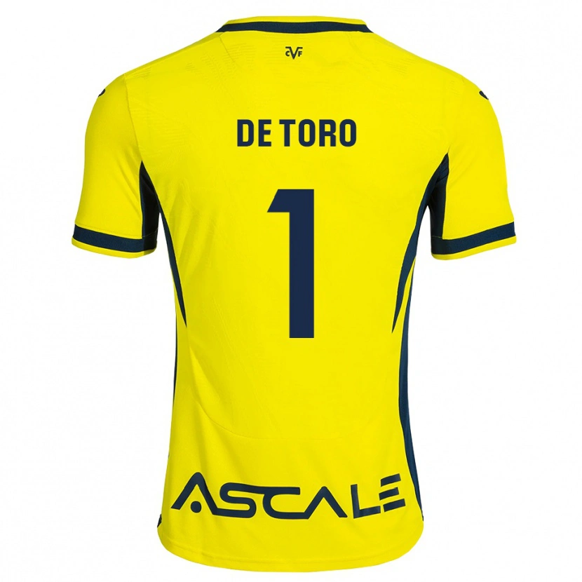 Danxen Heren Elena De Toro #1 Geel Zwart Rood Thuisshirt Thuistenue 2026/27 T-Shirt België