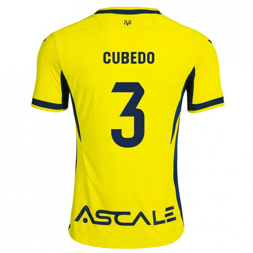 Danxen Heren Cristina Cubedo #3 Geel Zwart Rood Thuisshirt Thuistenue 2026/27 T-Shirt België