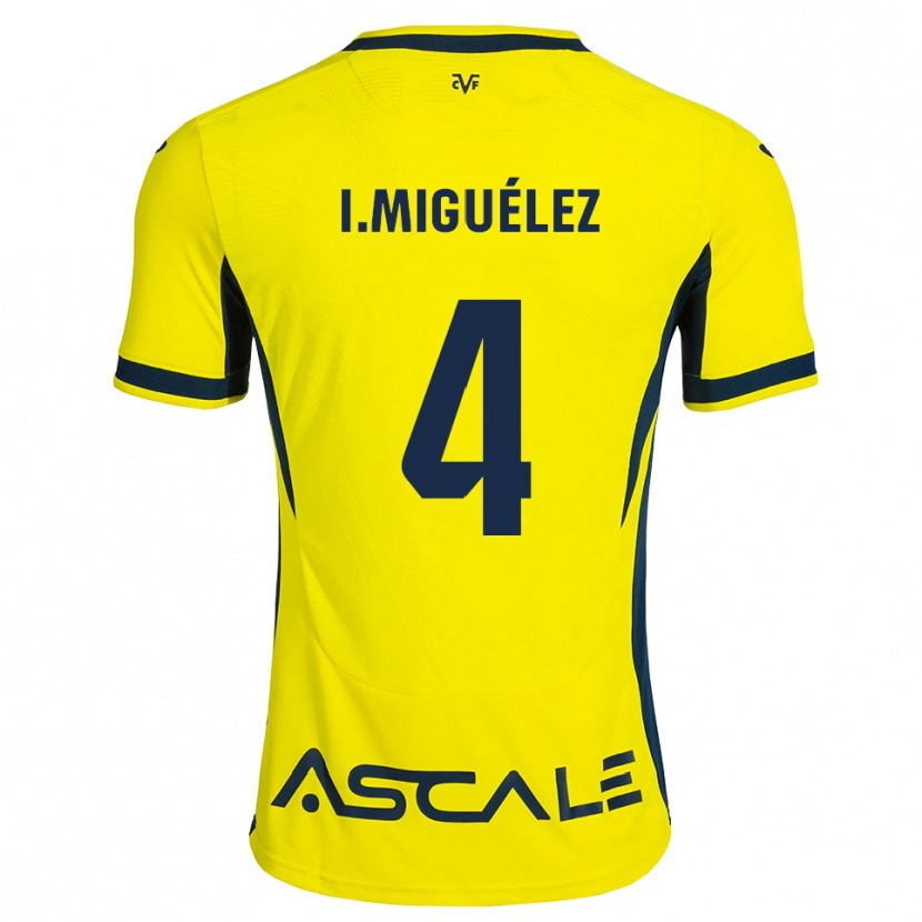 Danxen Heren Irene Miguélez #4 Geel Zwart Rood Thuisshirt Thuistenue 2026/27 T-Shirt België