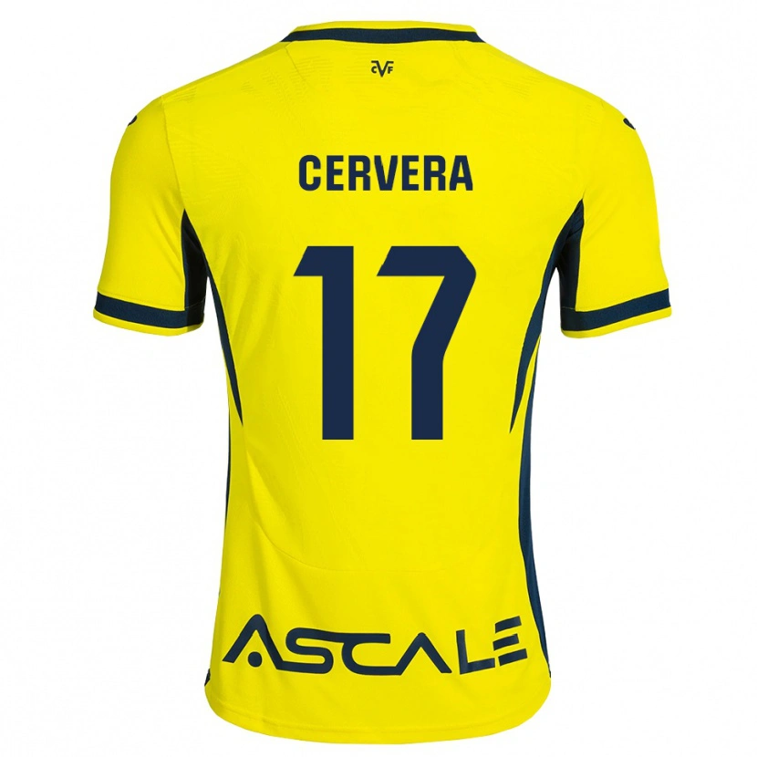 Danxen Heren Mario Cervera #17 Geel Zwart Rood Thuisshirt Thuistenue 2026/27 T-Shirt België