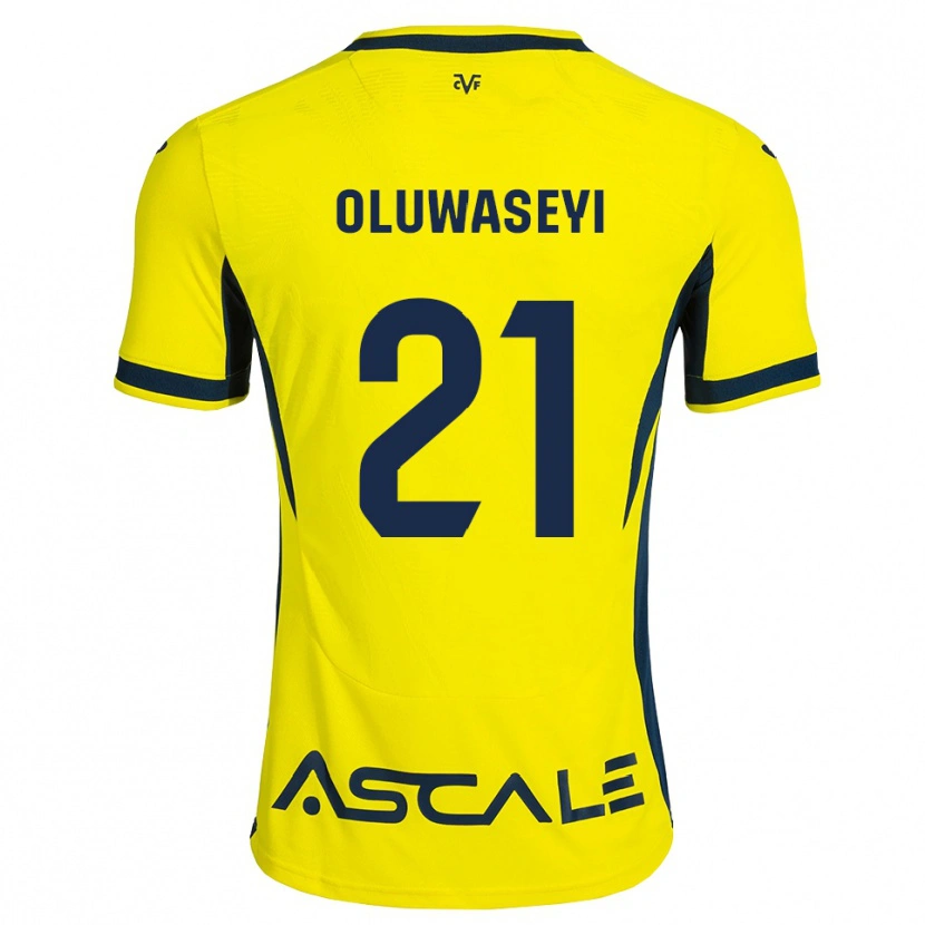 Danxen Heren Tani Oluwaseyi #21 Geel Zwart Rood Thuisshirt Thuistenue 2026/27 T-Shirt België