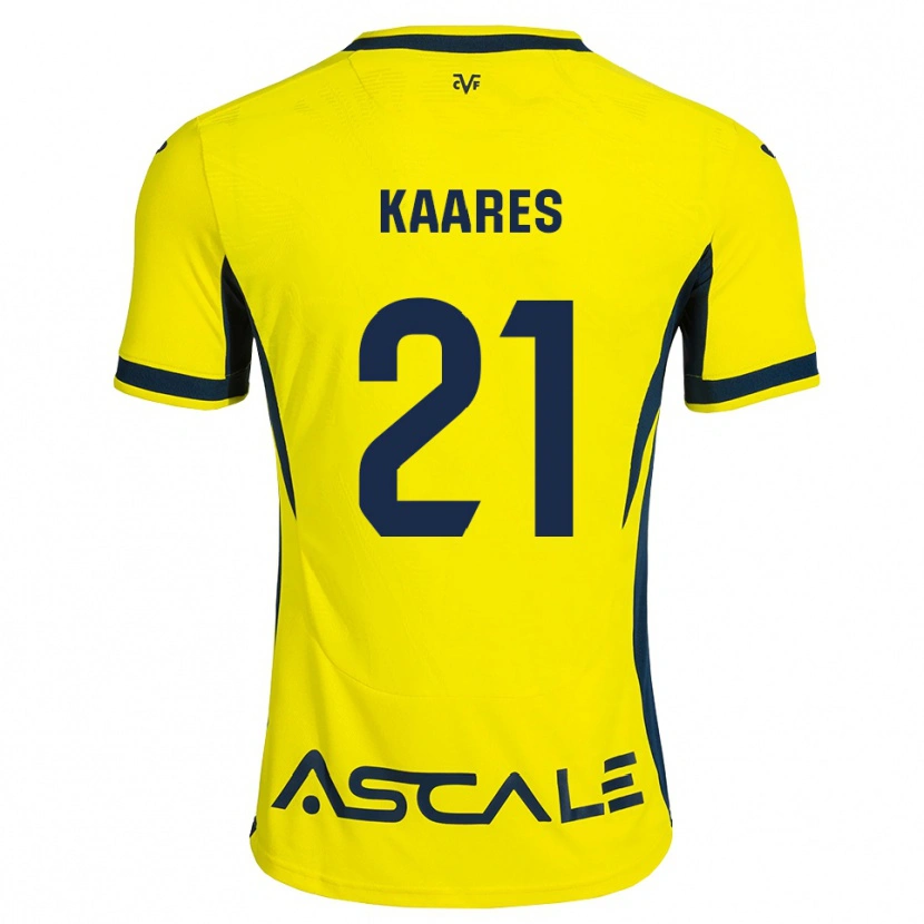Danxen Heren Andero Kaares #21 Geel Zwart Rood Thuisshirt Thuistenue 2026/27 T-Shirt België