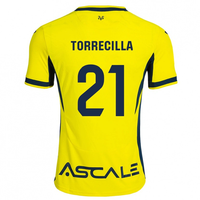 Danxen Heren Virginia Torrecilla #21 Geel Zwart Rood Thuisshirt Thuistenue 2026/27 T-Shirt België