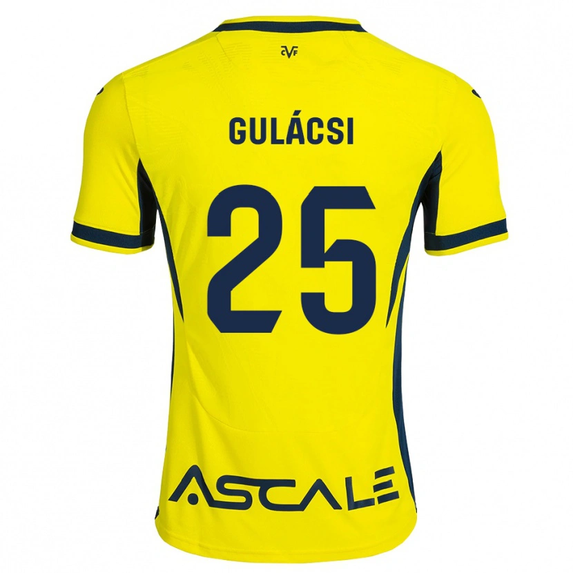 Danxen Heren Péter Gulácsi #25 Geel Zwart Rood Thuisshirt Thuistenue 2026/27 T-Shirt België