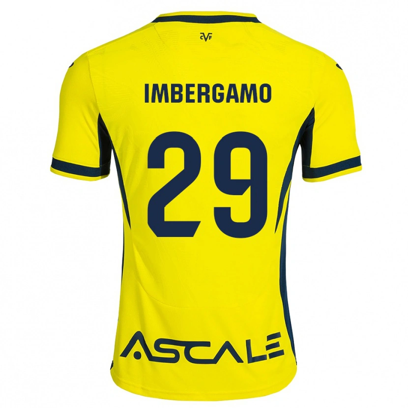 Danxen Heren Mar Imbergamo #29 Geel Zwart Rood Thuisshirt Thuistenue 2026/27 T-Shirt België